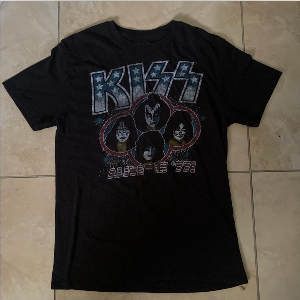 KISS Black Graphic Tee